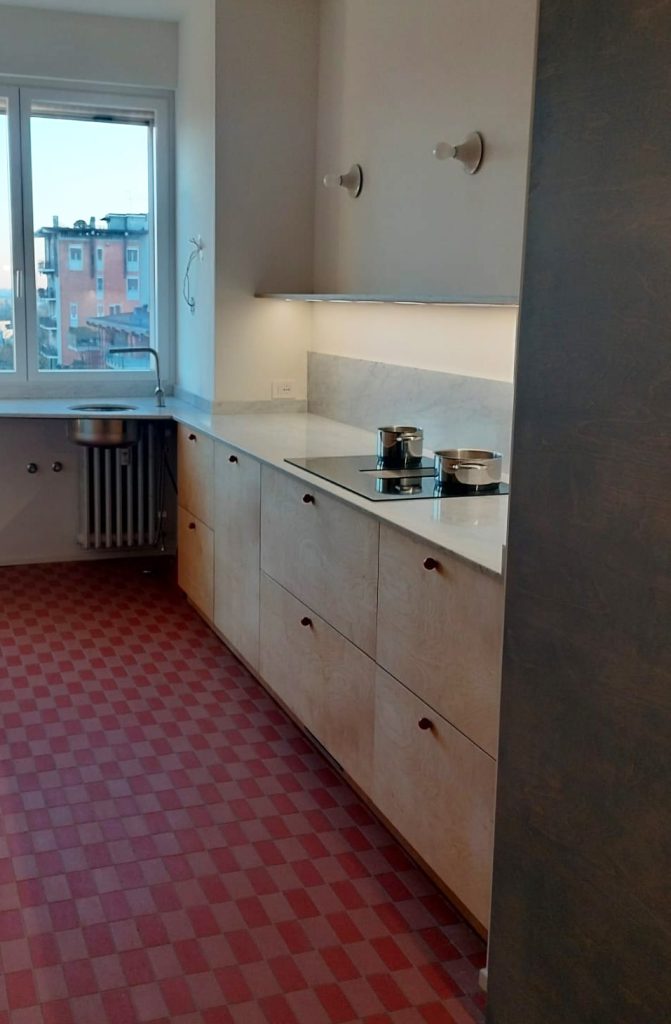 Cucina in betulla multistrato