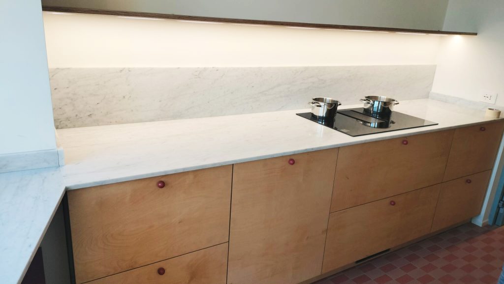 Cucina in betulla multistrato