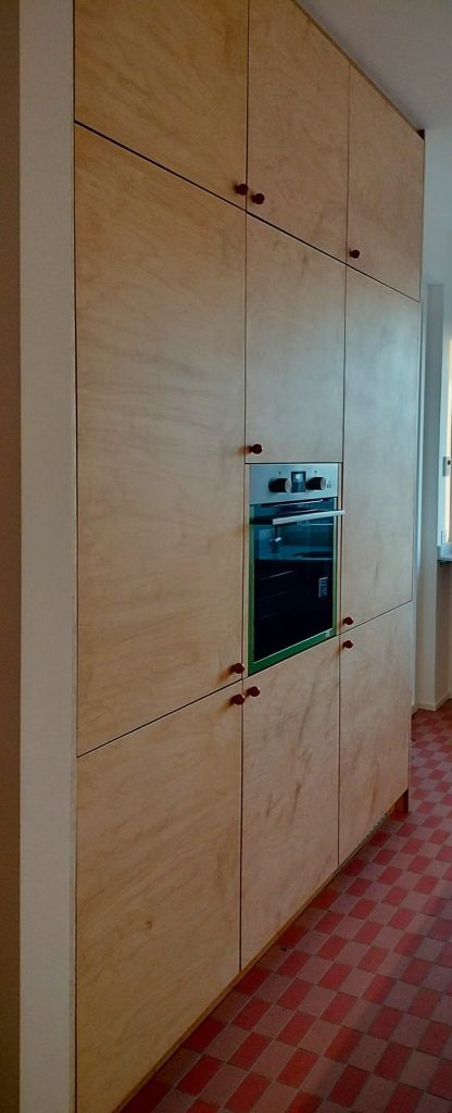 Cucina in betulla multistrato